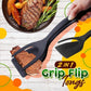🍳 50% RABATT JETZT! 🥩 2-in-1 Spatelzange – Hitzebeständiges Silikon & rutschfester Griff – Küchen-Kochutensil 🔥