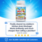 Brausetabletten zur Geruchsbeseitigung in Abflussrohren