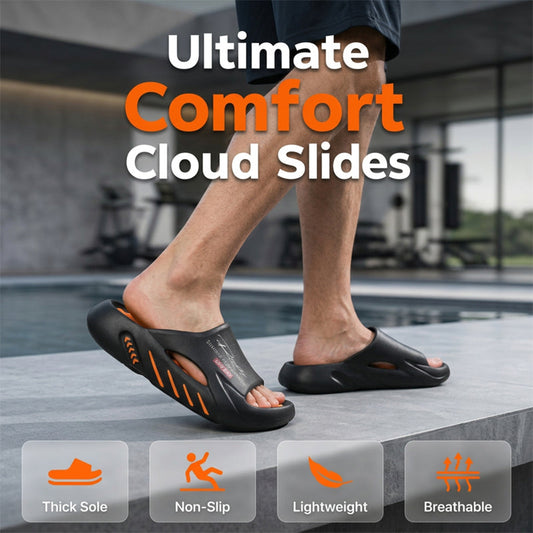🌞Neu eingetroffen – 50 % Rabatt!🏖️Rutschfeste Cloud-Slipper für Herren mit dicker Sohle