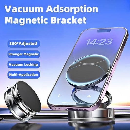 ⏳Begrenzte Zeit 50% Rabatt+Kostenloses 3-in-1-Kabel💥🔄 360 ° Einstellbarer Vakuummagnet -Telefonhalter📱🚗