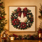 🎄 LETZTER TAG: 50% RABATT –DIY Weihnachts-Perlenkunst-Set | Beflockte Leinwand mit kratzfesten, farbbeständigen Perlen – festliche DIY-Deko 🎅⛄❄️