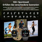 ⌚🏃 GPS-Sportuhr mit Herzfrequenz & Multisport-Modi Wasserdicht für Outdoor & Fitness, ideal zum Laufen & Wandern