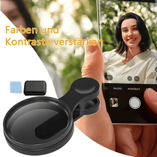 🔥Heißer Verkauf - 49% Rabatt📸Tragbares Polarisationskameraobjektiv für Smartphones (Passend für alle Modelle)