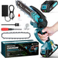 🔥 LIMITIERTES ANGEBOT 50% RABATT! ✨ 6-Zoll-Akku-Minikettensäge – Leistungsstark, Leicht, Mit 2 Akkus ⚡