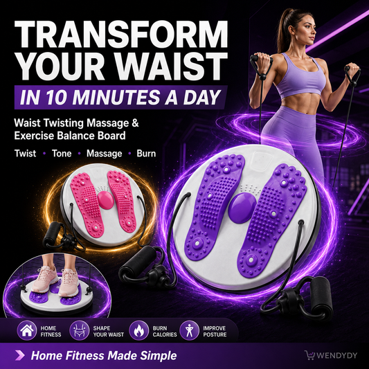 🥳HEISSER SALE 2026🥳💞50.000+ VERKAUFT!👵  ✨ Taillendrehmassage & Balanceboard für Übungen – Fettverbrennung, schlankere Taille & verbesserte Durchblutung zu Hause