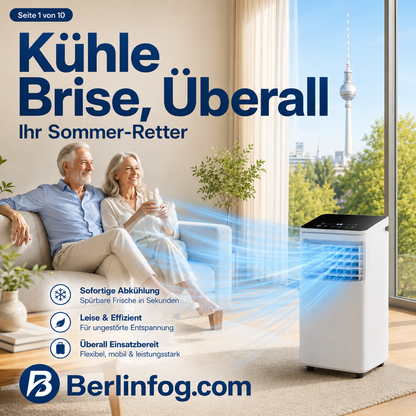 🌬️Tragbare 3-in-1-Klimaanlage mit Ventilator & Luftreiniger