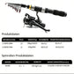 🚨⌛Nur heute: 50% Rabatt!🎣🎒Komplettes Reise-Angel-Set + Tragetasche – ideal für Angler unterwegs
