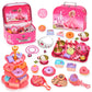 ⏳Zeitlich begrenztes Sonderangebot⏰Kinder-Teeservice Spielzeug – PP/PS – 17-teilig Tragbar für Kinder ab 3 Jahren – Fantasiespiel & Teeparty 🎀