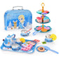 ⏳Zeitlich begrenztes Sonderangebot⏰Kinder-Teeservice Spielzeug – PP/PS – 17-teilig Tragbar für Kinder ab 3 Jahren – Fantasiespiel & Teeparty 🎀