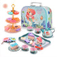 ⏳Zeitlich begrenztes Sonderangebot⏰Kinder-Teeservice Spielzeug – PP/PS – 17-teilig Tragbar für Kinder ab 3 Jahren – Fantasiespiel & Teeparty 🎀