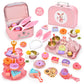 ⏳Zeitlich begrenztes Sonderangebot⏰Kinder-Teeservice Spielzeug – PP/PS – 17-teilig Tragbar für Kinder ab 3 Jahren – Fantasiespiel & Teeparty 🎀