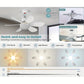✨Nur solange der Vorrat reicht: 56 % Rabatt!🍃 Intelligenter Deckenventilator mit Licht, RGB-Beleuchtung und Bluetooth-Lautsprecher♨️❄️