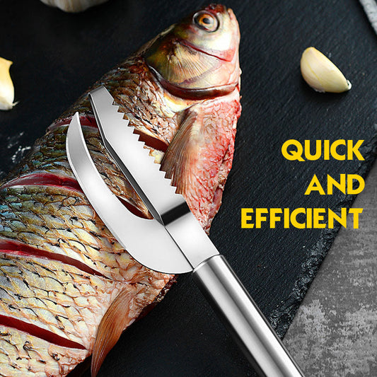 ✨Mehr kaufen, mehr sparen✨ 3-in-1-Fischmaulmesser aus Edelstahl