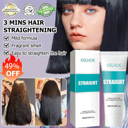 💆‍♀️ KAUFEN 2 ERHALTEN 3! ✨ Seiden- und Keratin-Haarglättungscreme - Professionelle Frizz-Kontrolle mit Hitzeschutz für Geschmeidiges & Glänzendes Haar bis zu 48H 🌟🧖‍♀️
