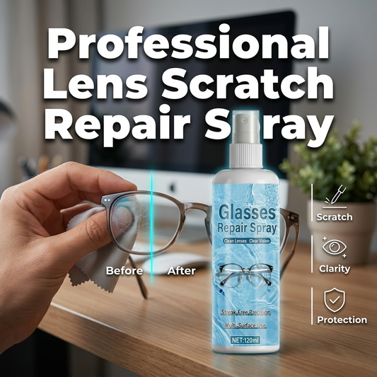 😎Professionelles Spray zur Reparatur von Kratzern auf Objektiven