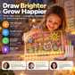 🥳HEISSER VERKAUF 2026🥳💞ÜBER 50.000 VERKAUFT! 🎨✨ 50 % RABATT! Leuchtende, löschbare Maltafel zum Selbermachen für Kinder – sanfte LED-Beleuchtung, wiederverwendbares Acryl, dient gleichzeitig als Nachtlicht. Unendlicher kreativer Spaß! 🛡️💚