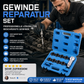 🚗🔩 10‑teiliges Kfz Gewindereparatur‑Set 🛠️ Werkzeugset zur Reparatur von beschädigten Schraubgewinden für Auto‑Reparaturarbeiten