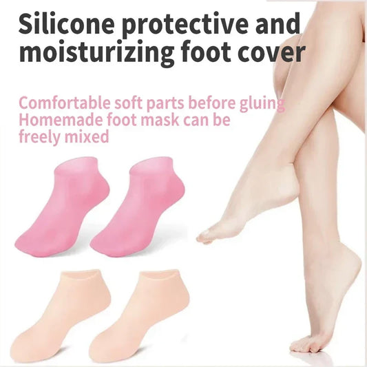 🔥Feuchtigkeitsspendende Fußmaske, Peeling-Silikonsocken, Strand-Schutzsocken