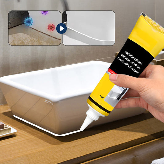 Multifunktionale wasserdichte weiße Dichtungsmasse mit Schaber