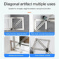 📐 50% RABATT! 🔥 Multifunktionales Diagonallineal für die Holzbearbeitung – Präzise Messung, Robuste Aluminiumlegierung & Ideal für Heimwerker 🛠️