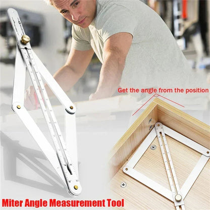 📐 50% RABATT! 🔥 Multifunktionales Diagonallineal für die Holzbearbeitung – Präzise Messung, Robuste Aluminiumlegierung & Ideal für Heimwerker 🛠️