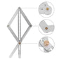 📐 50% RABATT! 🔥 Multifunktionales Diagonallineal für die Holzbearbeitung – Präzise Messung, Robuste Aluminiumlegierung & Ideal für Heimwerker 🛠️