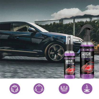 🔥Beim Kauf von 2 erhalten Sie 1 gratis！🚗3-in-1-Hochschutz-Schnelllackierungsspray für Autos💗