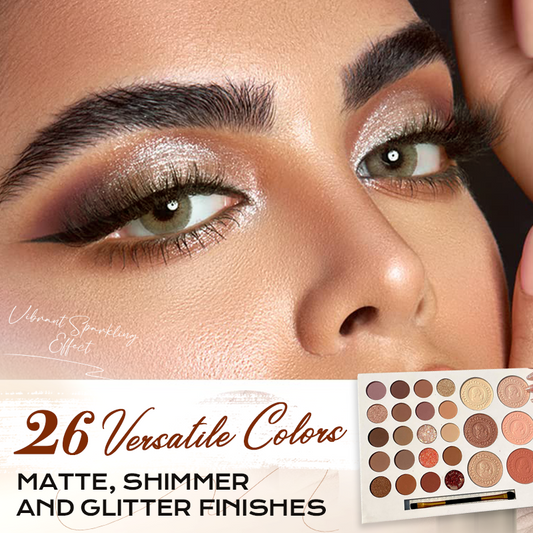 Multifunktionale Lidschattenpalette mit 26 Farben