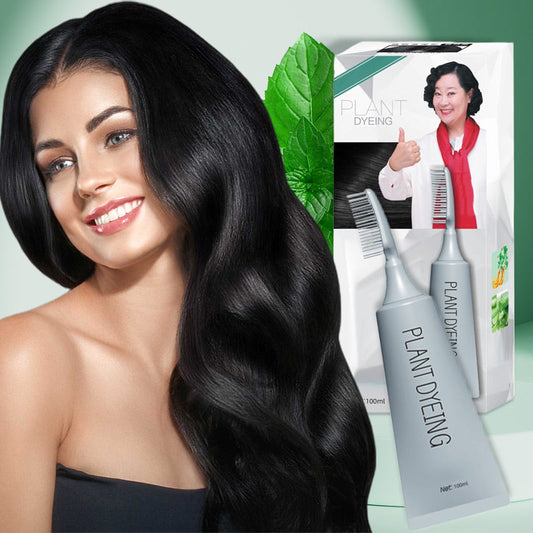 💇‍♀️ KAUFE 1 ERHALTE 1 GRATIS! ✨ Deutsche Pflanzenhaarfarbe für Salon-Perfekte Wurzeln – 100% Pflanzenkraft, Einfache Anwendung & Deckt Graues Haar In 5 Minuten 🌿