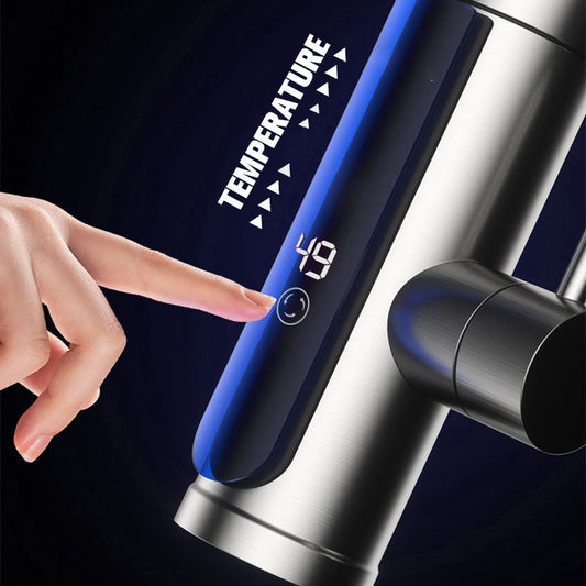 Heißwasserhahn aus Edelstahl