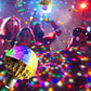 💥Begrüßen Sie Weihnachten mit 50 % Rabatt💥 Bunte rotierende Disco Ball Licht
