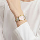 Elegant Rectangular Quartz Watch for Women