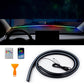 RGB-LED-Lichtstreifen-Set für Armaturenbrett im Auto