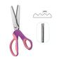 📢📢 50 % RABATT!! 🥳✨ Multifunktionale Zickzack-Schere, gezackte Schere ✂️🧵