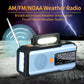 📻🔋 Outdoor-Multifunktionsradio mit Powerbank, Solar & Handkurbel 📡⚡ Notfallradio für Camping & Wanderungen – immer Strom, immer informiert, wetterfest & kompakt