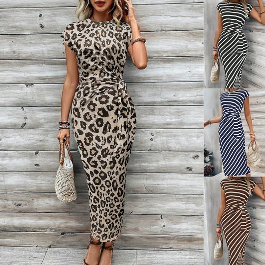 💕 Elegantes Damenkleid mit Bindegürtel