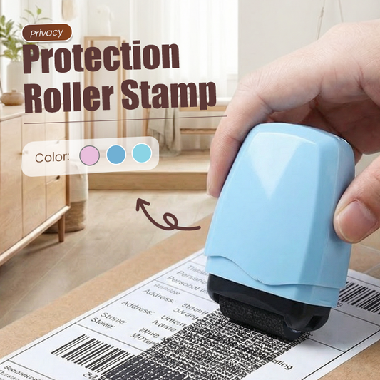 ❄️Sommerfrische 50 % Rabatt!📦Privacy-Rollenstempel – Nachfüllbarer Datenschutzroller für Adressen, Paketlabels, Rechnungen & Postsendungen