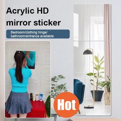 💎 -50 % AUF AUFKLEBER! 💎 Flexibler Acrylspiegel zur Dekoration ✨