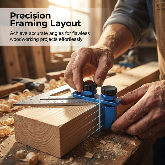 💎 55% RABATT! 💎 Aluminium Treppenlehre & Winkelklemme – Präzise, Robust & Tragbar