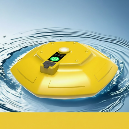 Schwimmender und wiederaufladbarer Belüfter für Köderbehälter