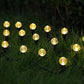 Wasserdichte Solar-Lichterketten für Wege und den Garten