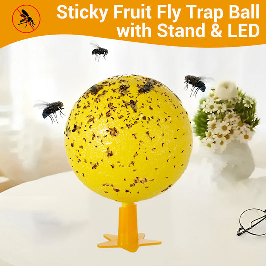 ⏰🎁Klebrige Fruchtfliegenfalle mit Ständer und LED