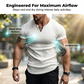 Einfarbiges Slim-Fit-Henley-Shirt für Herren