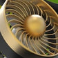 Moderner tragbarer Desktop-Ventilator mit zwei Lüfterköpfen
