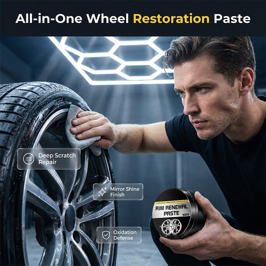 📢📢50 % Rabatt!! ⏰🔥All-in-One Felgenpflege- und -restaurierungspaste🛡️