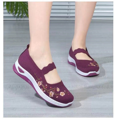 Lässige, atmungsaktive Strick-Schuhe mit weicher Sohle