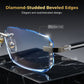 Randlose Lesebrille mit Blaulichtfilter