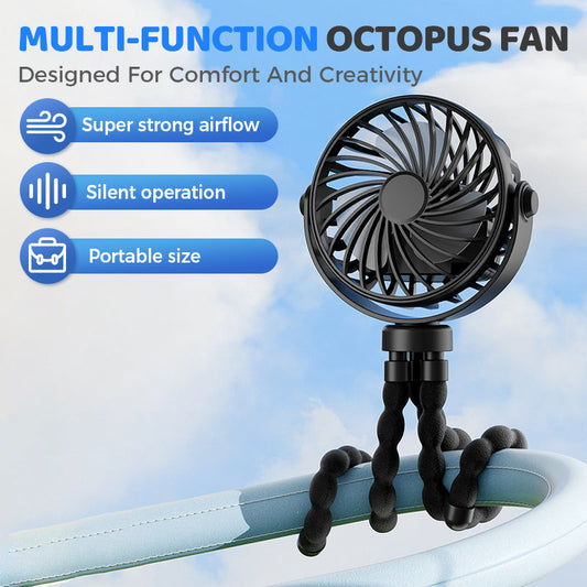Mini-Multifunktions-Handventilator „Octopus“