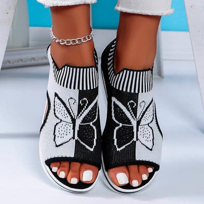 👡 50% RABATT! 🌸 Damen Casual Peep-Toe Platform Sandalen – Bequemer Plateauabsatz & luftiges Design – Perfekt für Strand, Urlaub oder Alltag – stilvoll & leicht ☀️✨