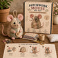 🎁✨ Handgefertigtes Nähset für eine Vintage-Maus aus Plüsch 🧵